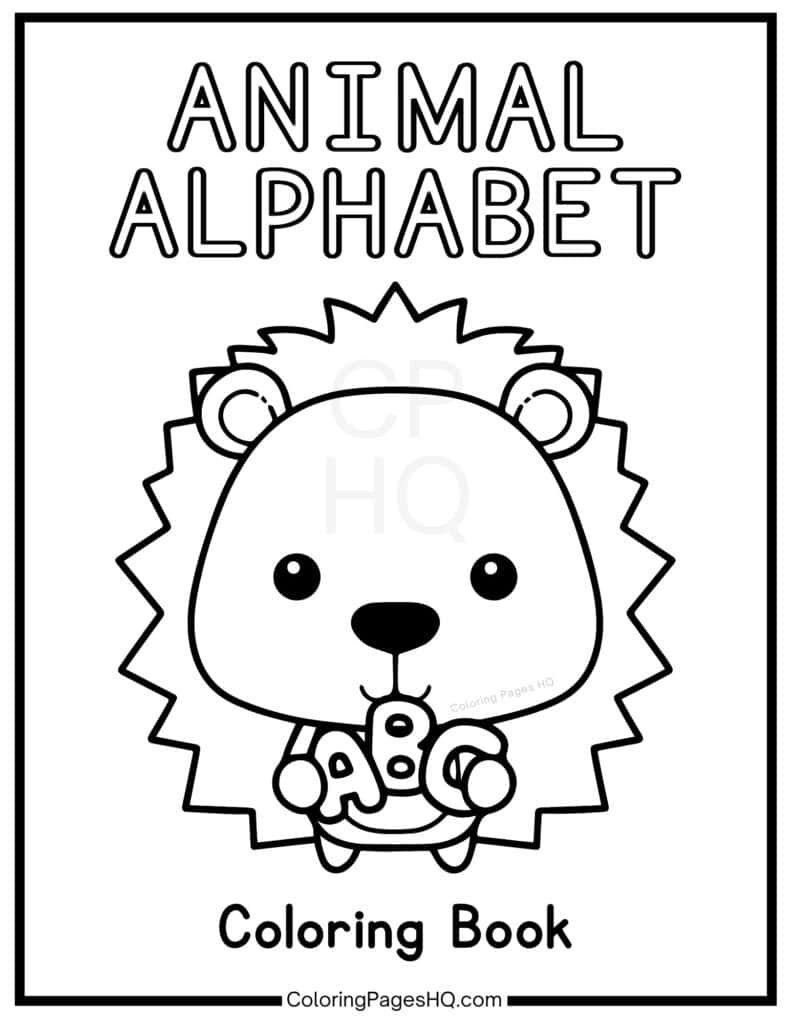 animal alphabet coloring pages animal alphabet coloring pages