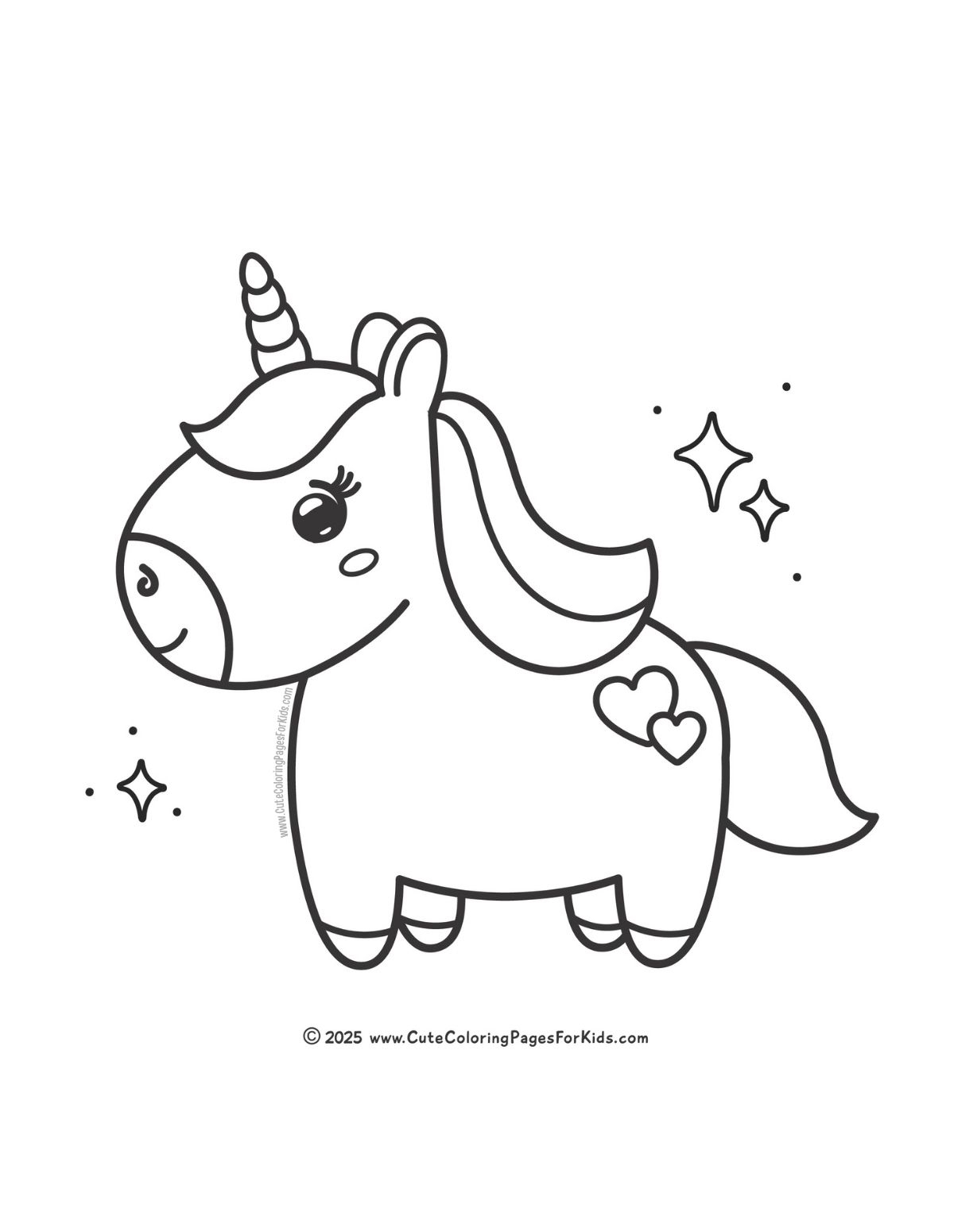 Cute Unicorn Coloring Pages Free And Easy Printables Cute Coloring Pages For Kids