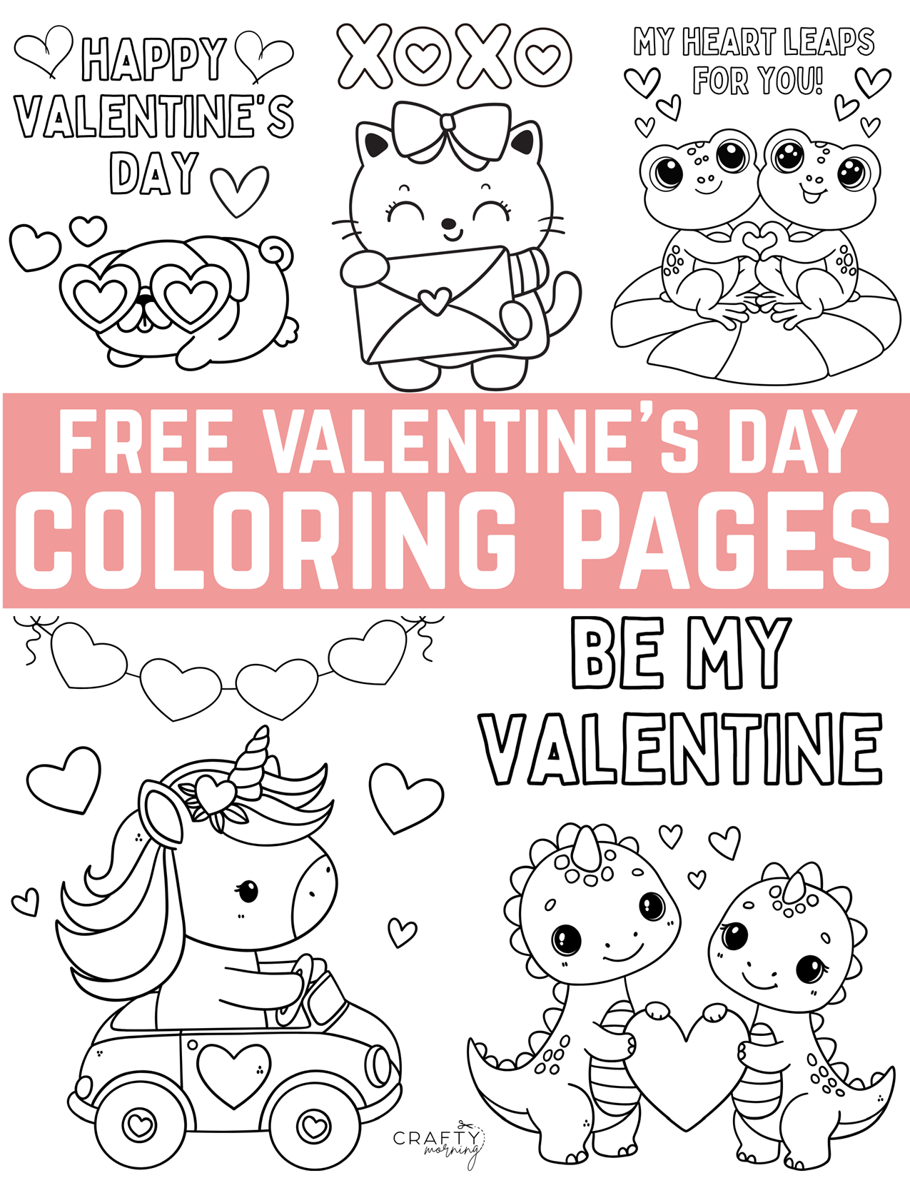 free valentine coloring sheets