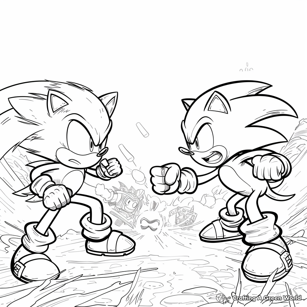 dark sonic coloring pages dark sonic coloring pages