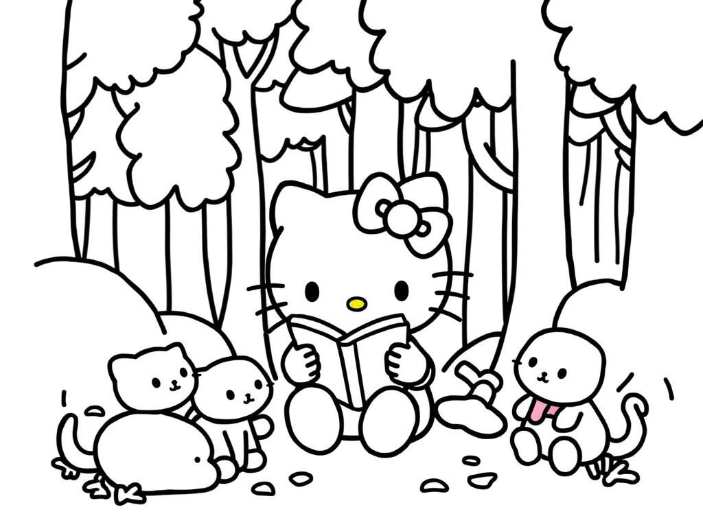 Delightful Hello Kitty Coloring Pages For Fans Of All Ages Delightful Hello Kitty Coloring Pages For Fans Of All Ages