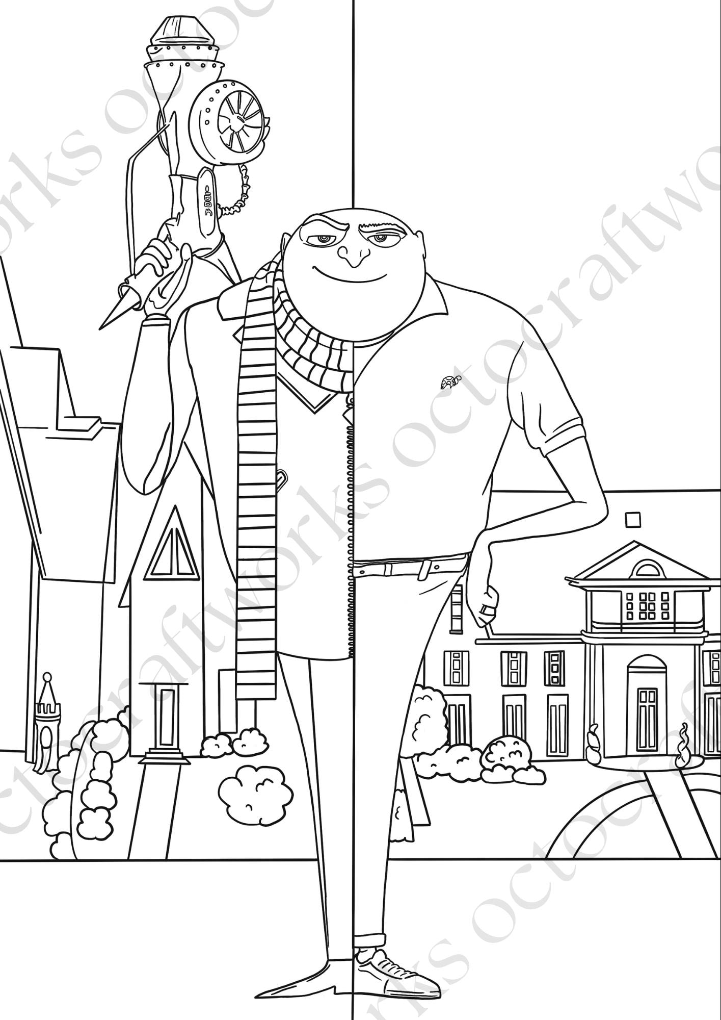Despicable Me 4 Coloring Pages Kids Coloring Pages Kids Activity Sheets Printable A4 Preschool Toddler Coloring Etsy Despicable Me 4 Coloring Pages Kids Coloring Pages Kids Activity Sheets Printable A4 Preschool Toddler Coloring Etsy