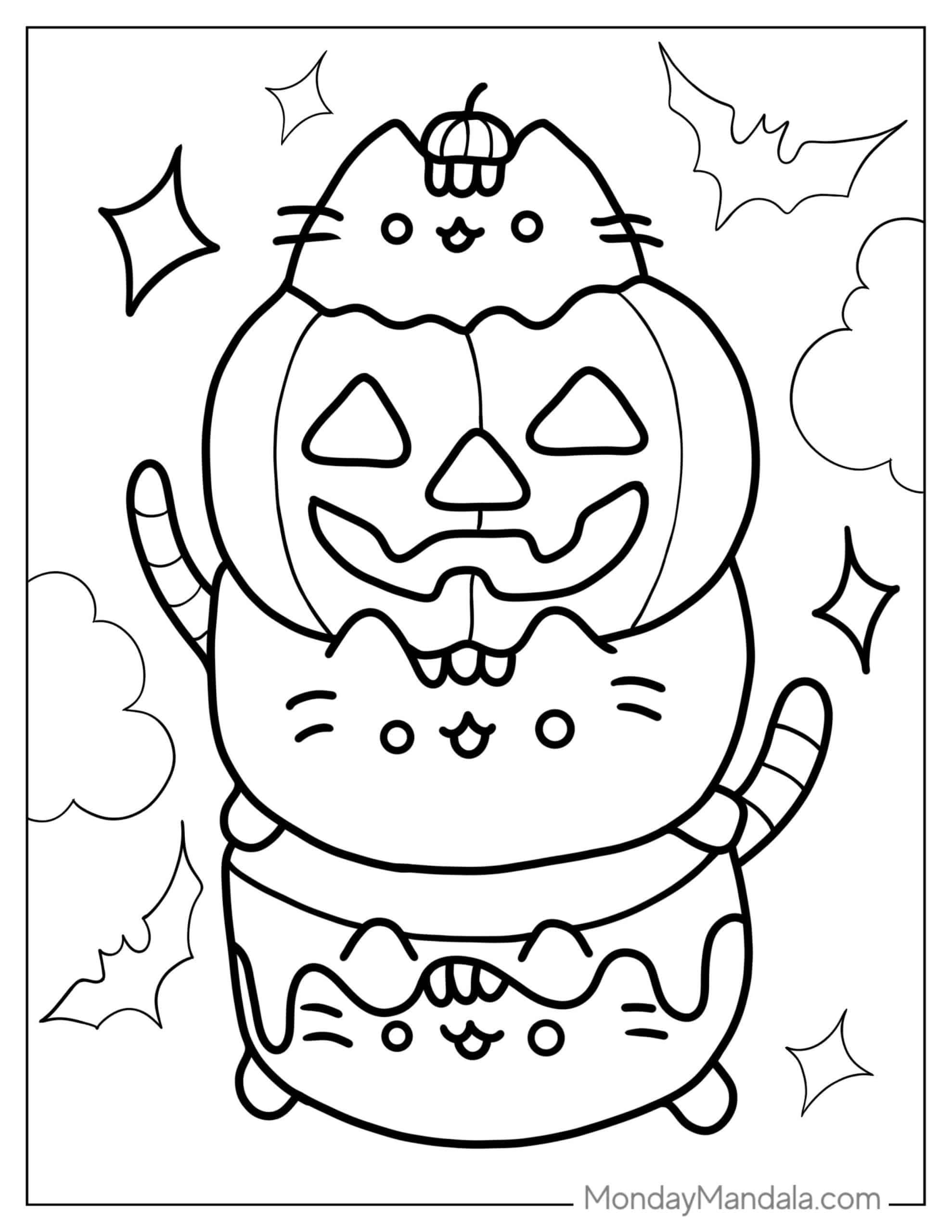 Discover 10 Halloween And Pusheen Coloring Pages Ideas Free Halloween Coloring Pages Happy Halloween Coloring Pictures Halloween Coloring Book And More