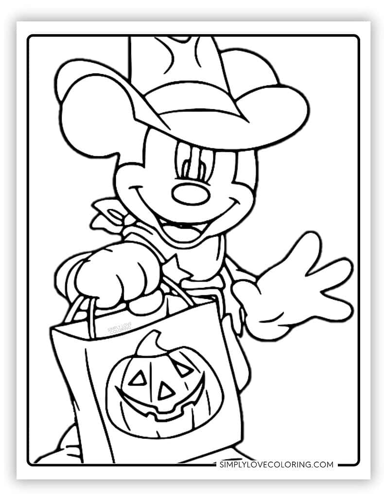 easy disney halloween coloring pages easy disney halloween coloring pages