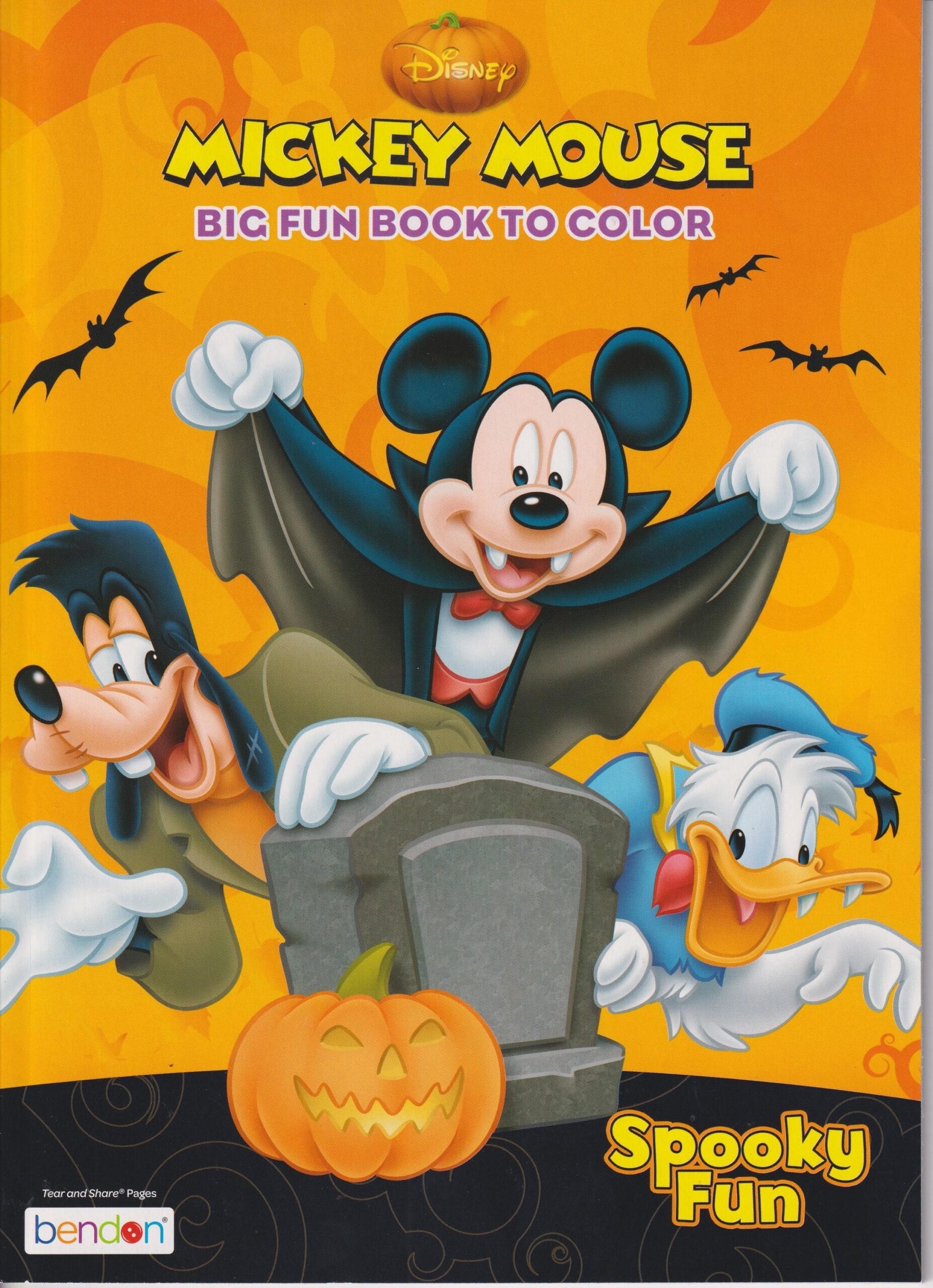 Disney Mickey Mouse Spooky Fun Big Fun Book To Color Coloring Book Mickey Mouse And Friends Halloween 2022 Disney Mickey Mouse Spooky Fun Big Fun Book To Color Coloring Book Mickey Mouse And Friends Halloween 2022