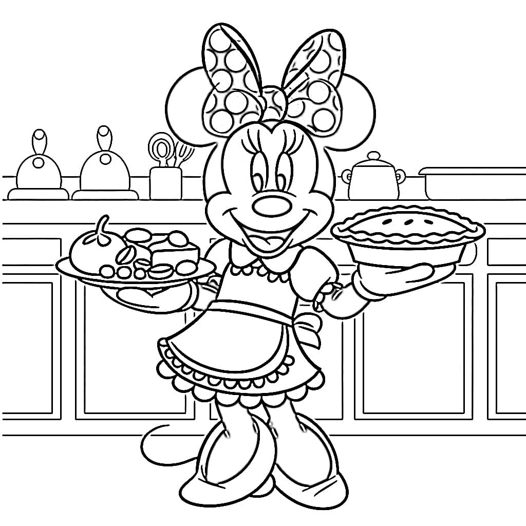 Disney Minnie Thanksgiving Coloring Page Download Print Or Color Online For Free Disney Minnie Thanksgiving Coloring Page Download Print Or Color Online For Free