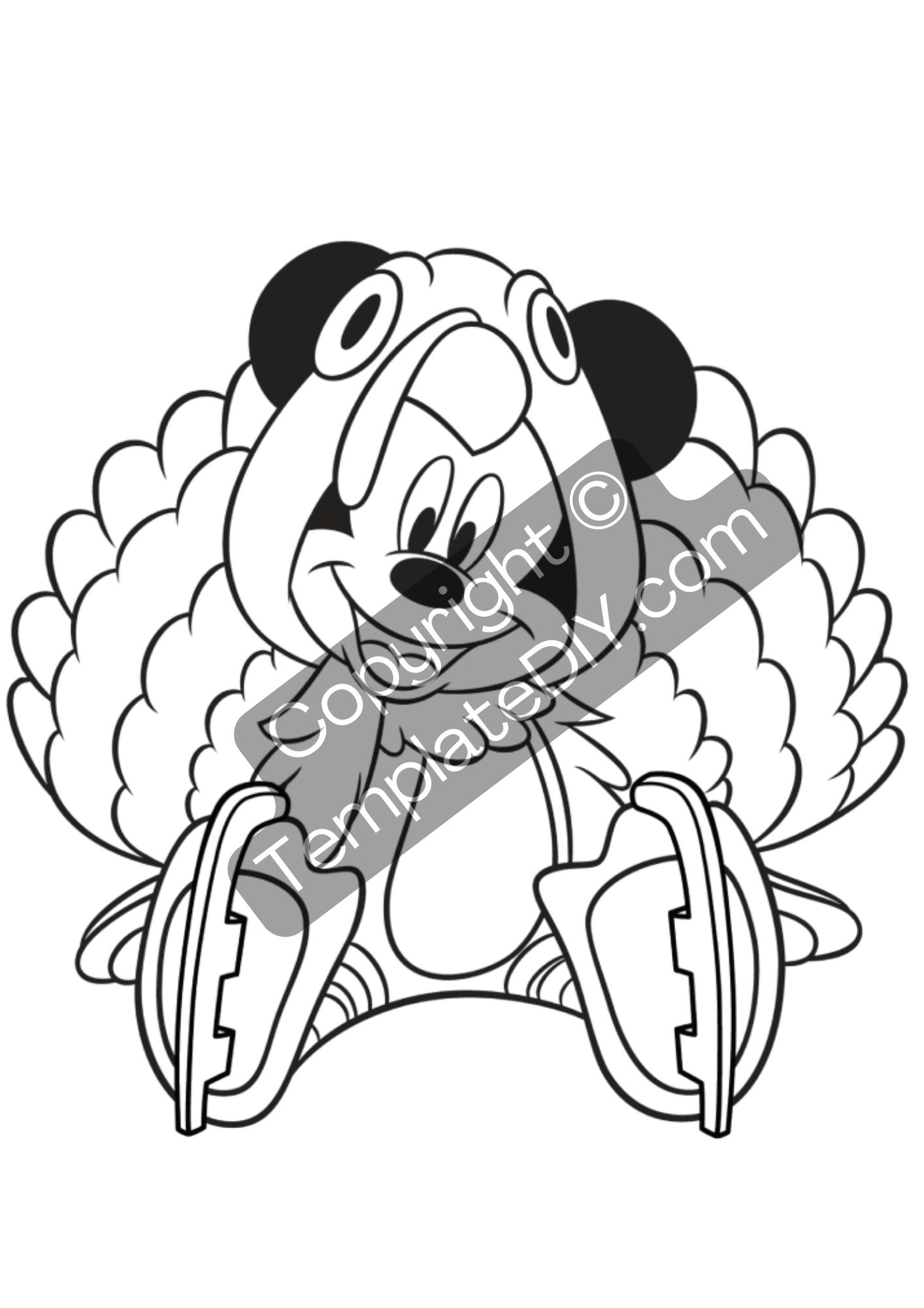 Disney Thanksgiving Coloring Pages Template Printable PDF Disney Thanksgiving Coloring Pages Template Printable PDF