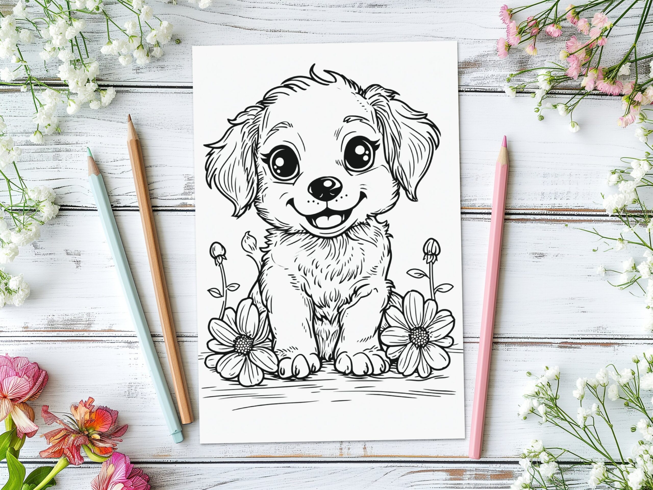 printable dog colouring pages printable dog colouring pages