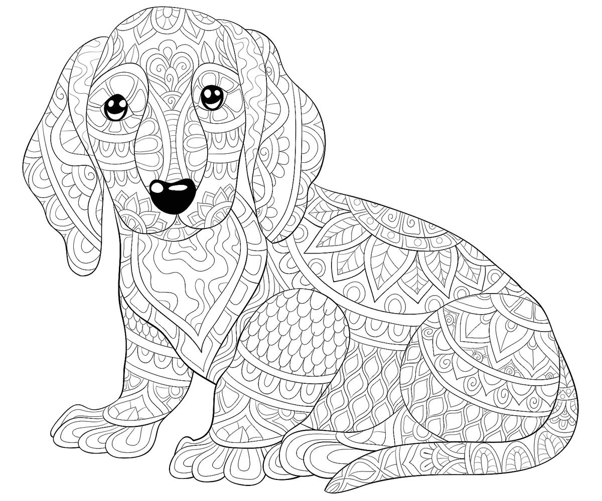 free dog coloring pictures free dog coloring pictures