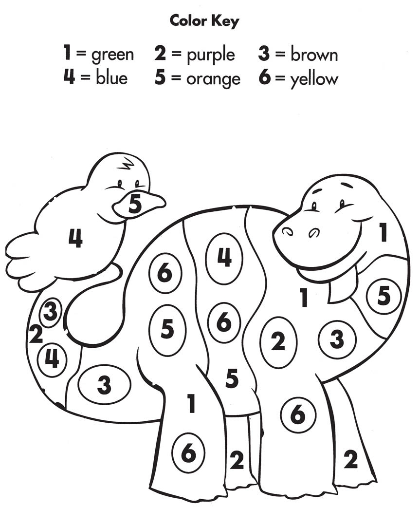 Easy Color By Number For Preschool And Kindergarten Worksheets Library Easy Color By Number For Preschool And Kindergarten Worksheets Library
