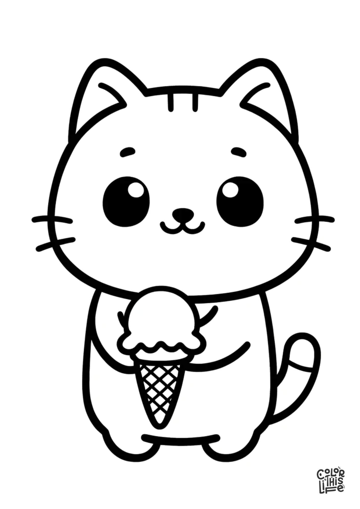 cat picture coloring page cat picture coloring page