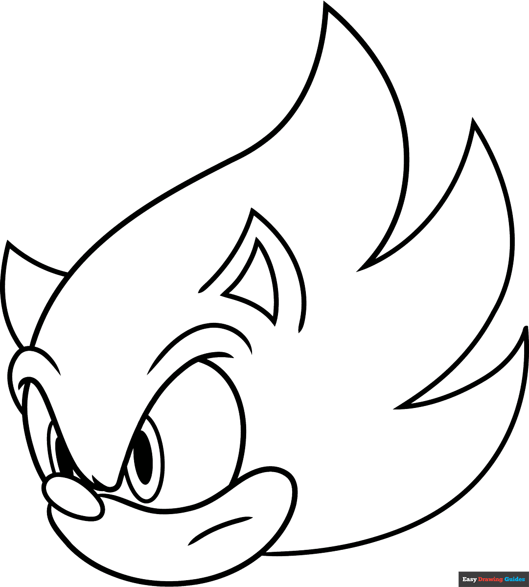 super sonic the hedgehog coloring pages super sonic the hedgehog coloring pages