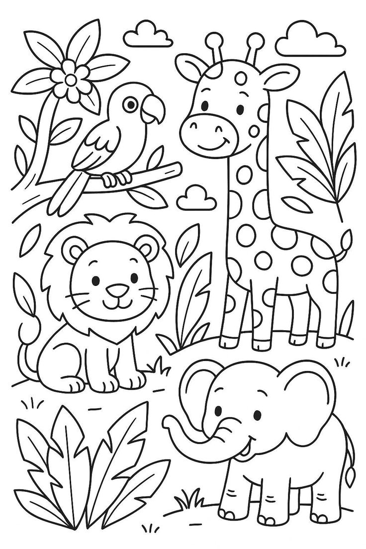 Eco Friendly Animal Coloring Pages For Kids Safe Non Toxic Fun Art Activity For Children Eco Friendly Animal Coloring Pages For Kids Safe Non Toxic Fun Art Activity For Children