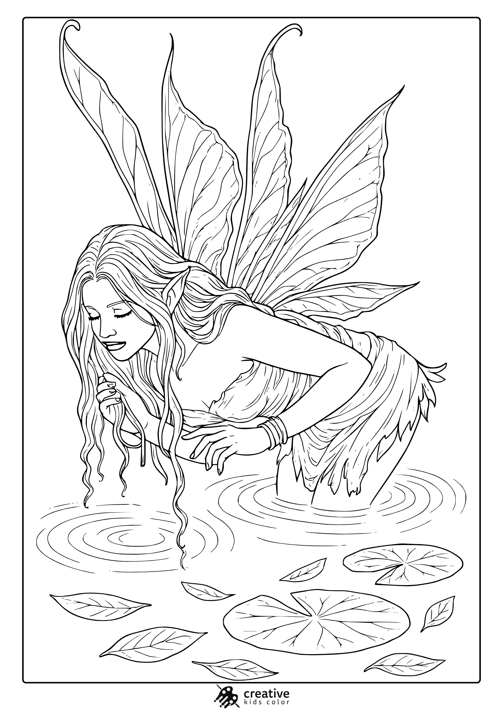 Fairy Coloring Pages Free Printable PDFs 