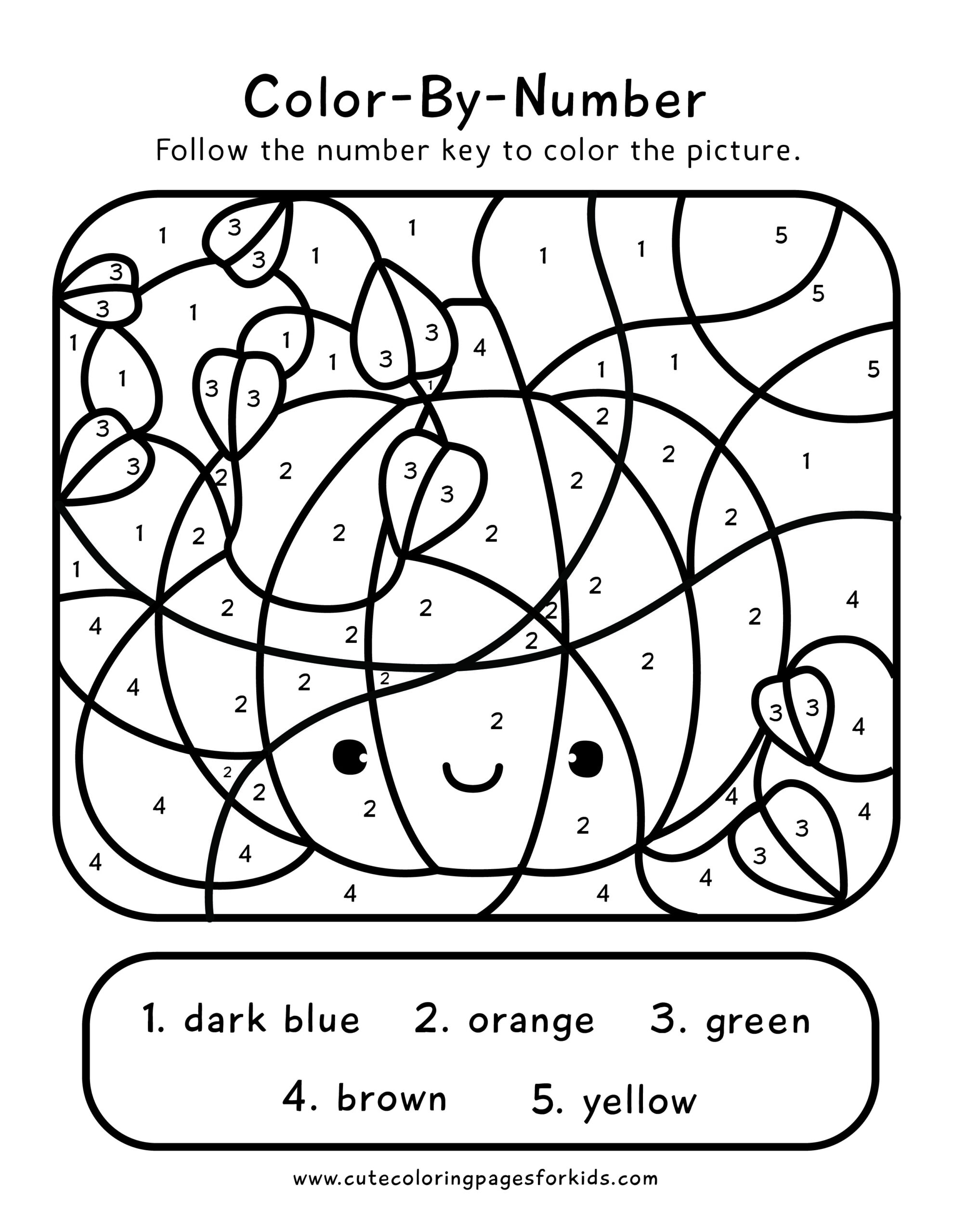 Fall Color By Number Printables For Kids Cute Coloring Pages For Worksheets Library Fall Color By Number Printables For Kids Cute Coloring Pages For Worksheets Library