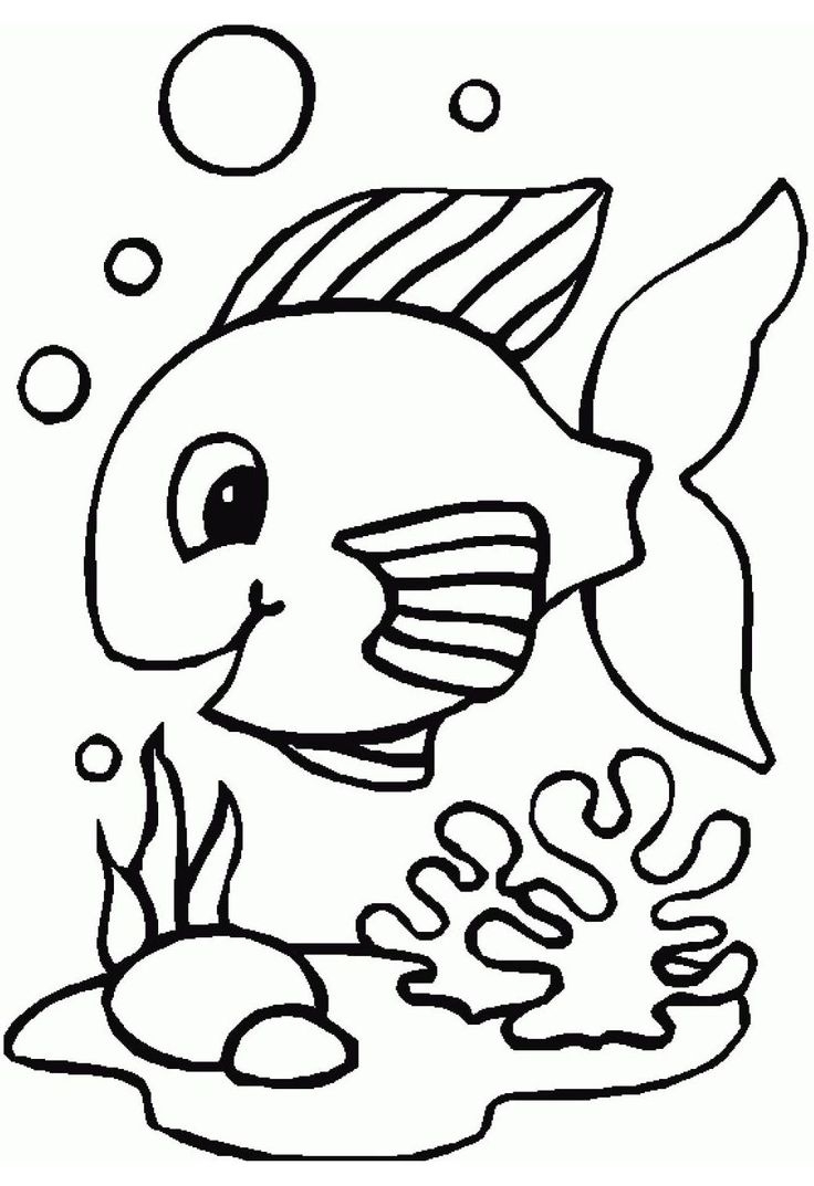 Fish Coloring Pages 25 Free Printables For Preschoolers Fish Coloring Pages 25 Free Printables For Preschoolers