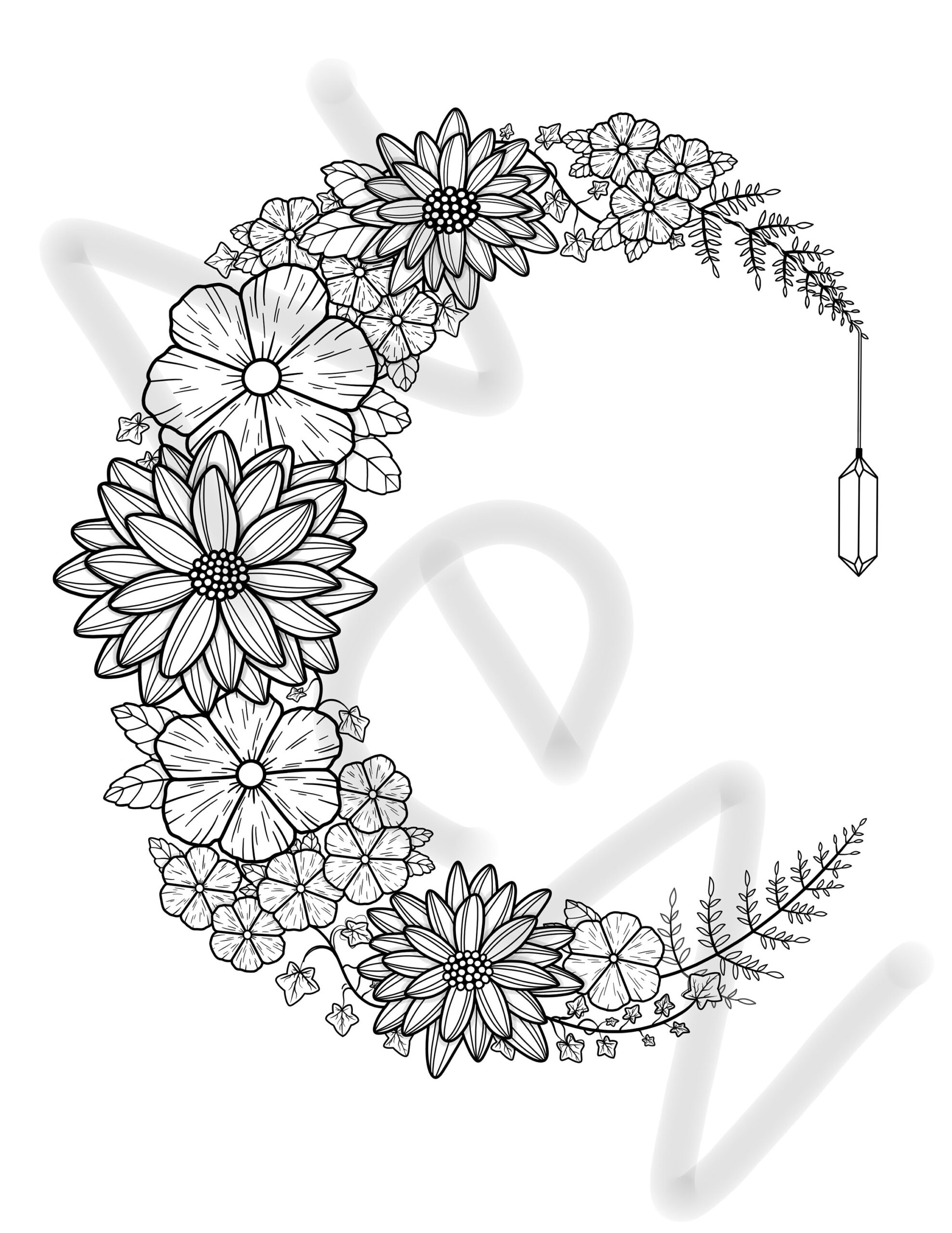 Floral Moon Printable Coloring Page Printable Adult Coloring Pages Floral Coloring Sheets Flower Coloring Page For Adults Stress Relief Etsy Norway Floral Moon Printable Coloring Page Printable Adult Coloring Pages Floral Coloring Sheets Flower Coloring Page For Adults Stress Relief Etsy Norway
