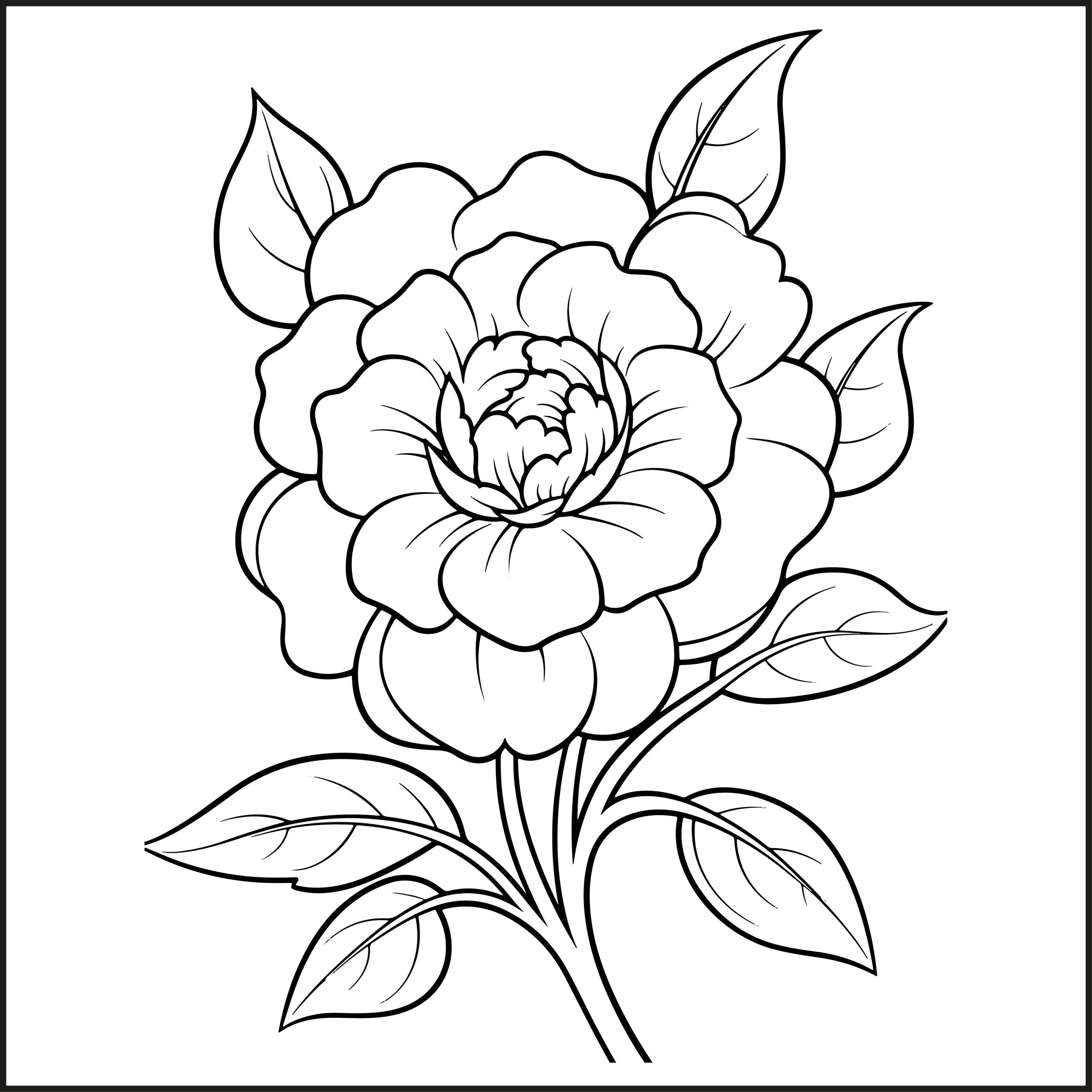 Flower Coloring Book For Adults Flower Coloring Pages For Adults Made By Teachers