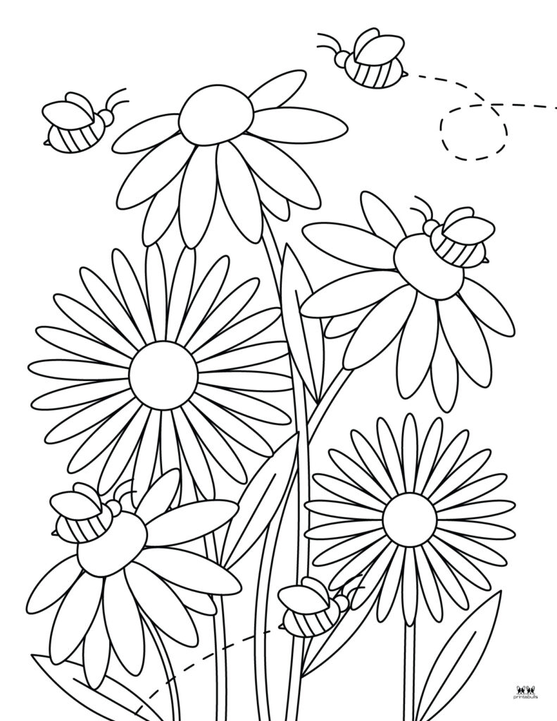 flower coloring pages printable free flower coloring pages printable free