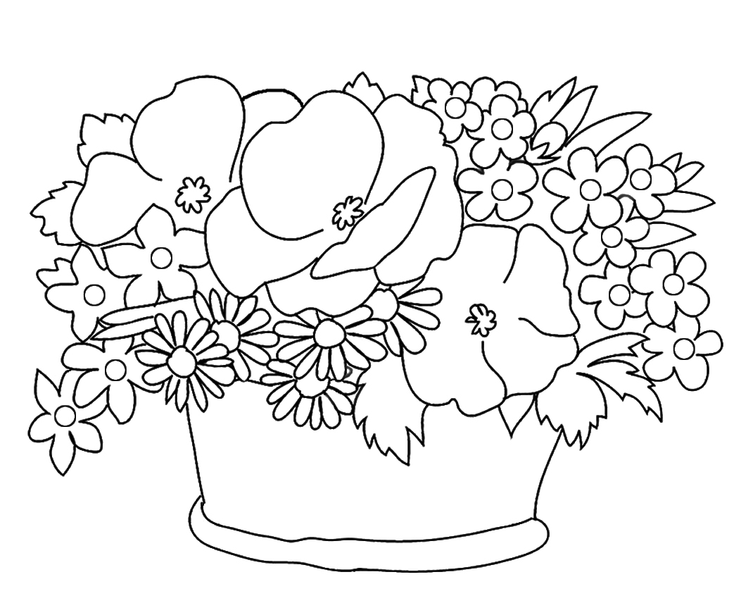 Flower Coloring Pages