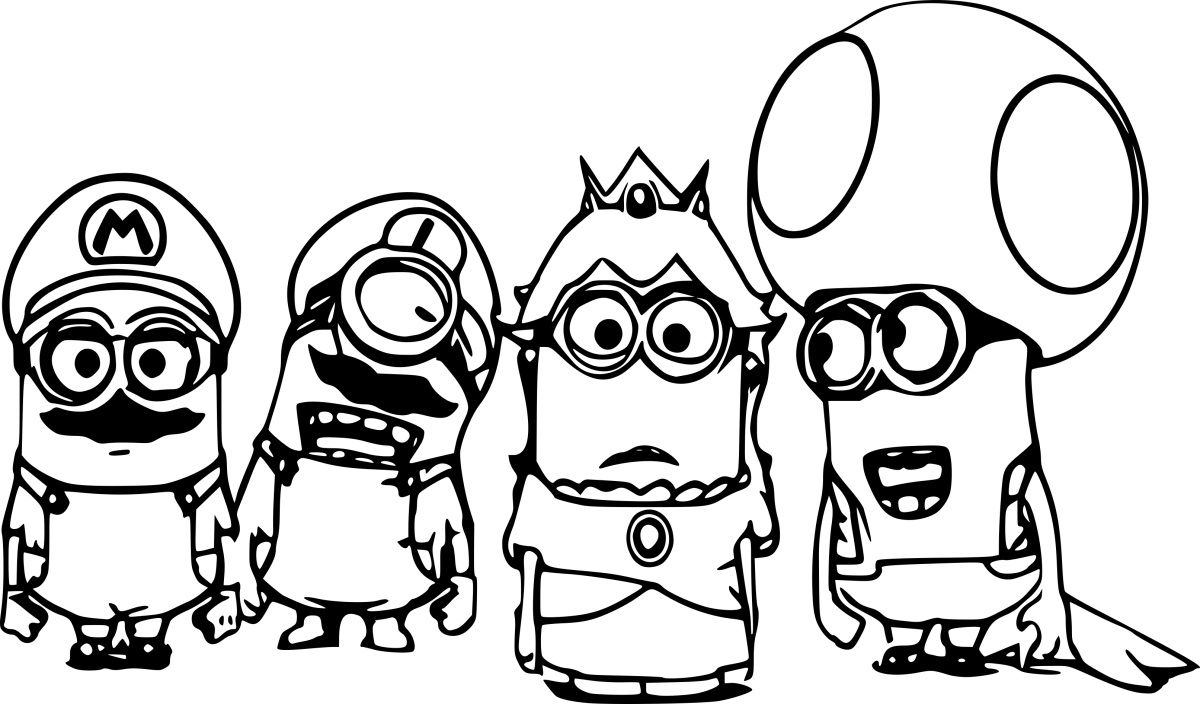 minion halloween coloring pages