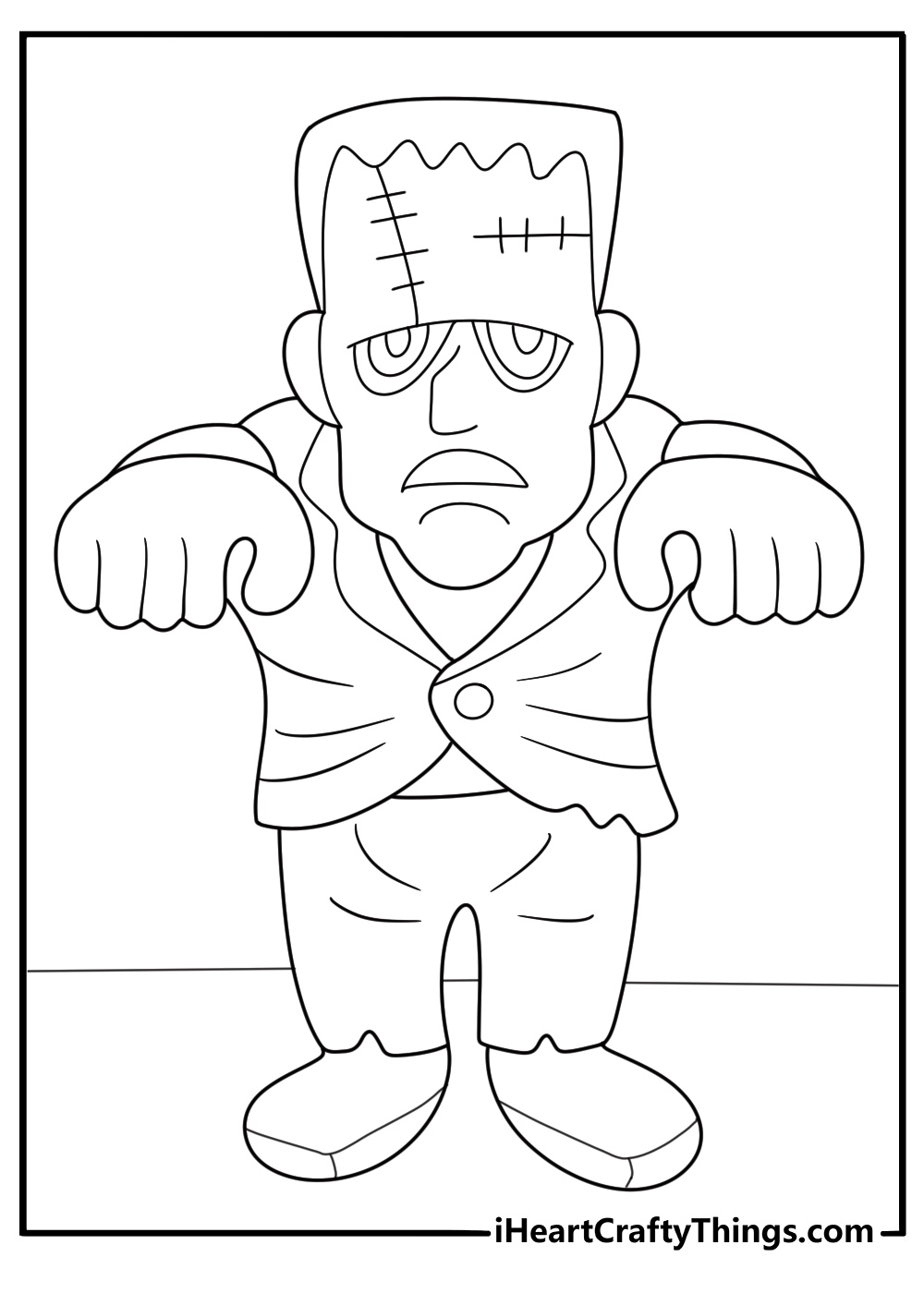 Frankenstein Coloring Pages 33 Free PDF Printables For Kids