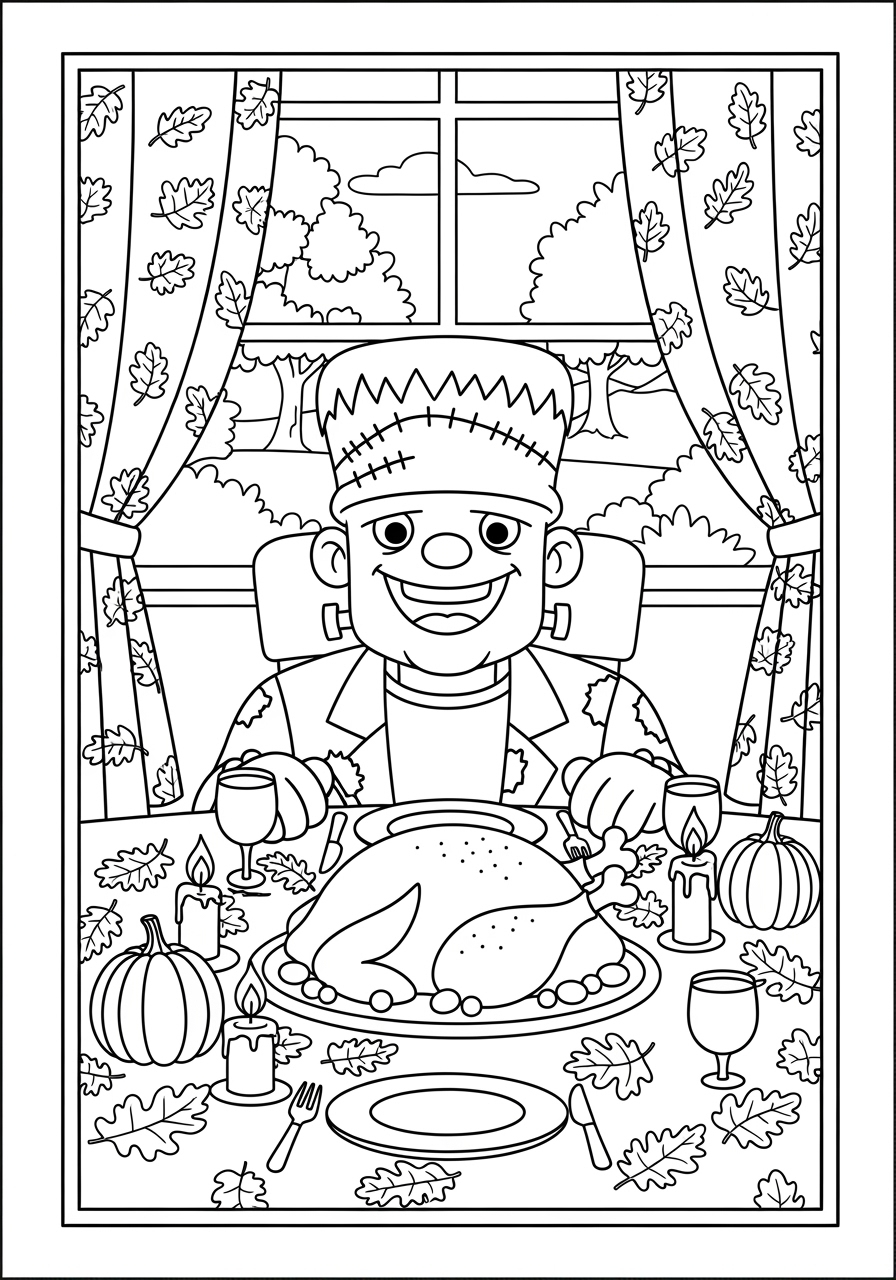 thanksgiving dinner coloring pages thanksgiving dinner coloring pages