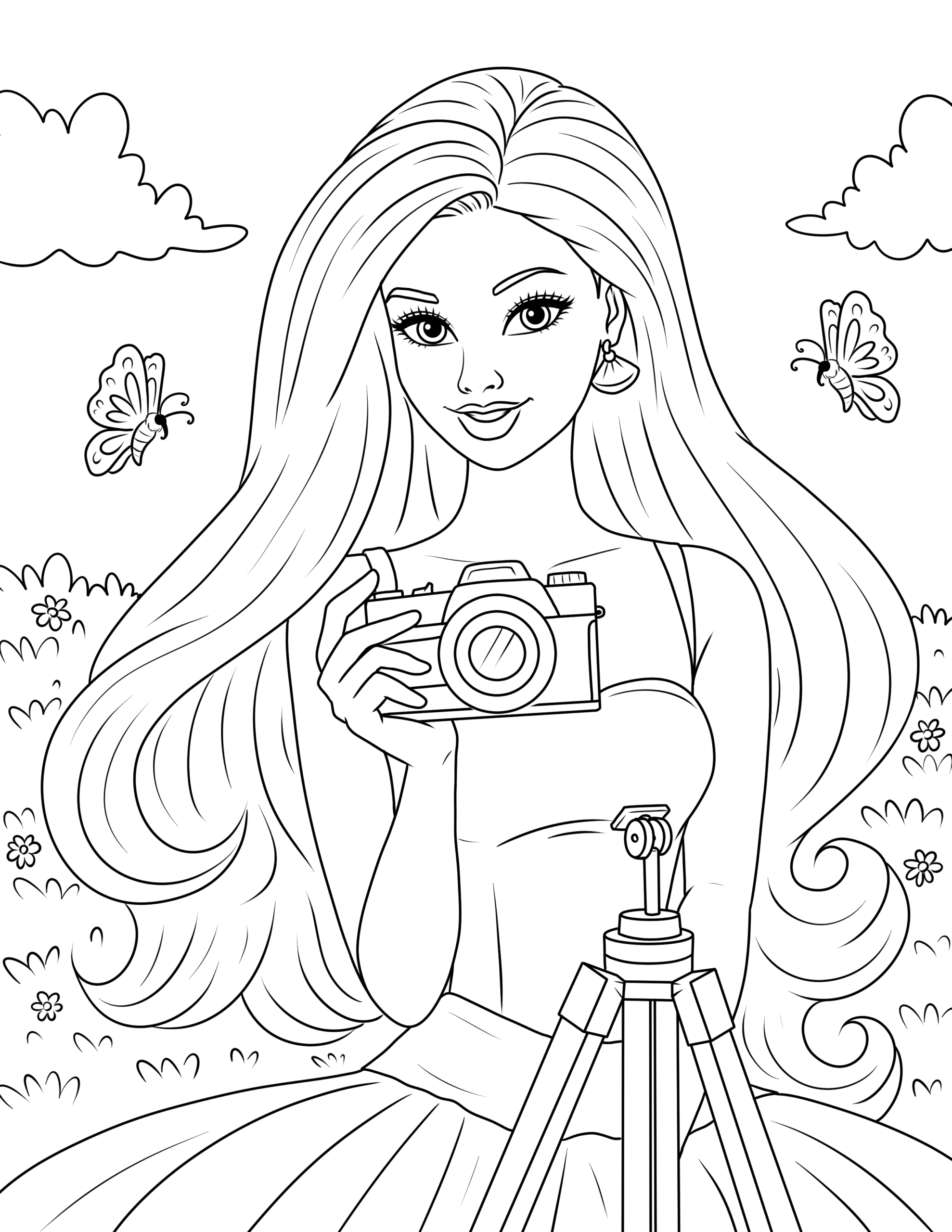barbie colouring in pages free barbie colouring in pages free