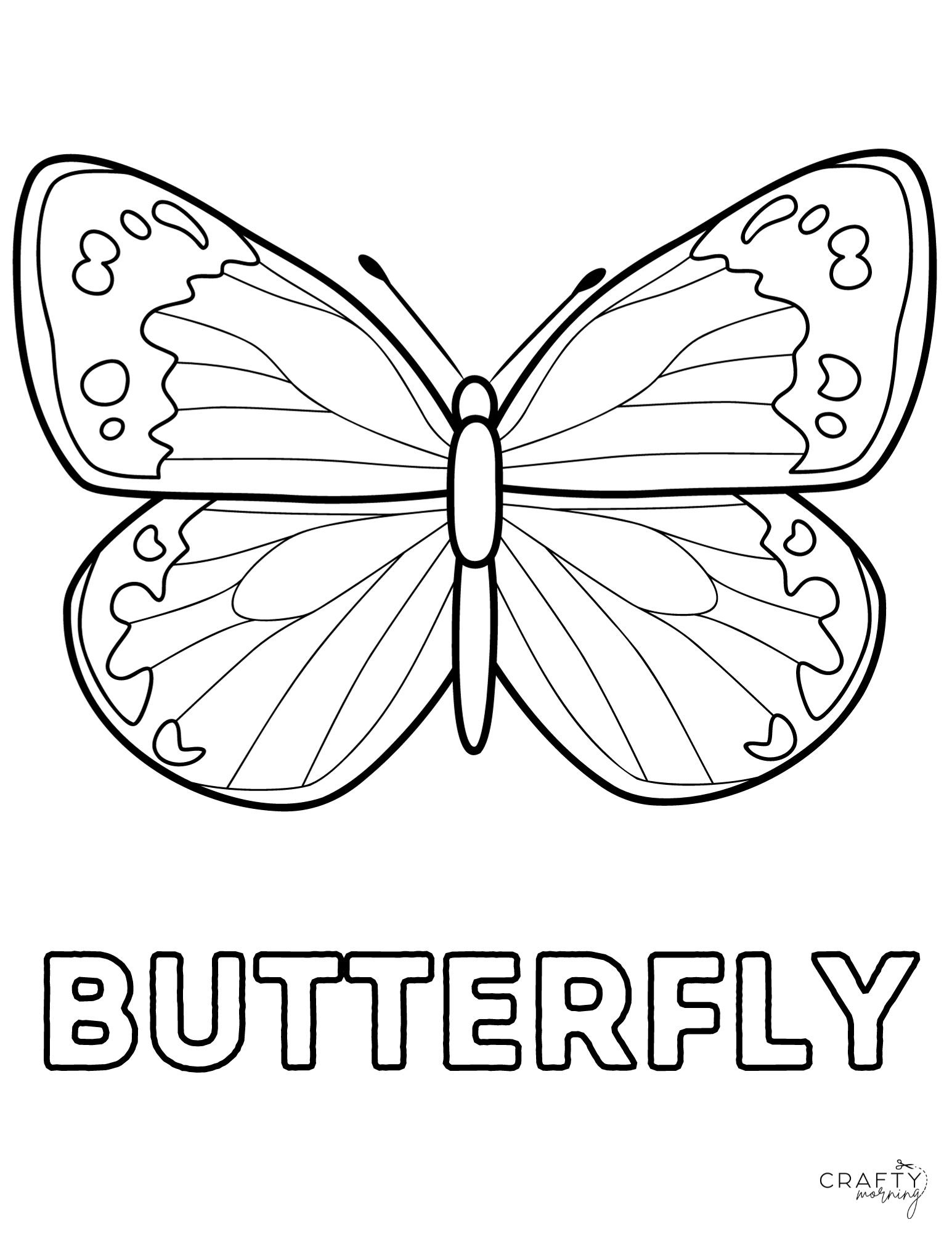 Free Butterfly Coloring Pages To Print Crafty Morning Free Butterfly Coloring Pages To Print Crafty Morning