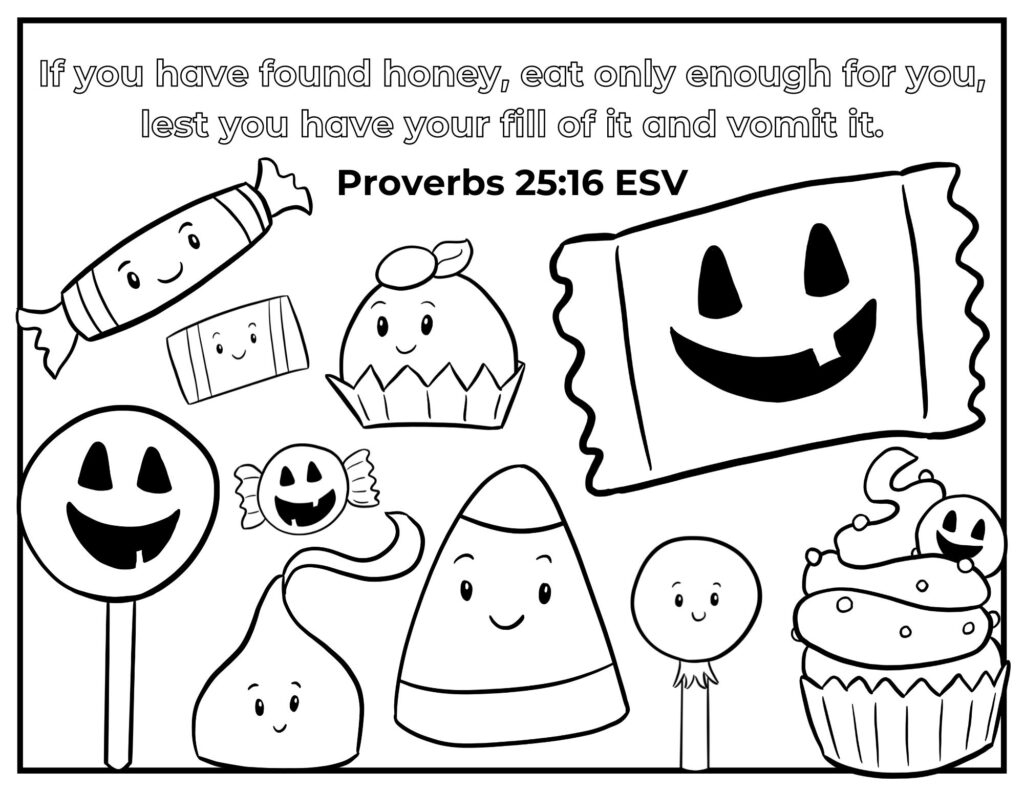 Free Christian Halloween Coloring Pages Healing Home