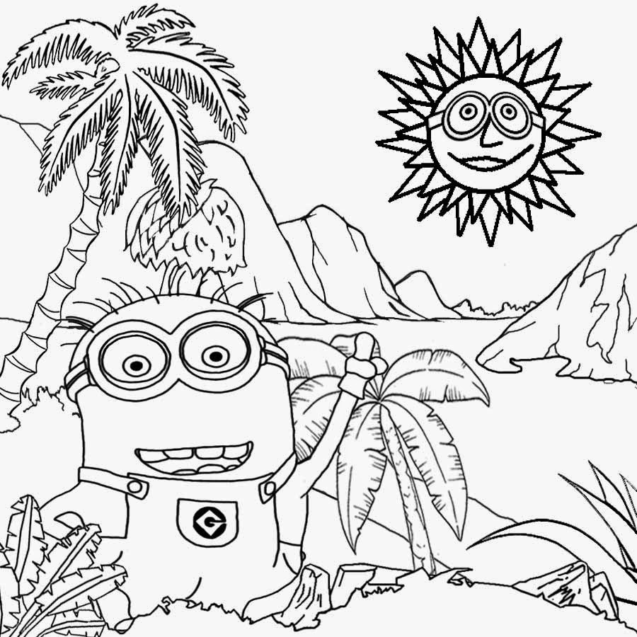 printable coloring pages of minions printable coloring pages of minions
