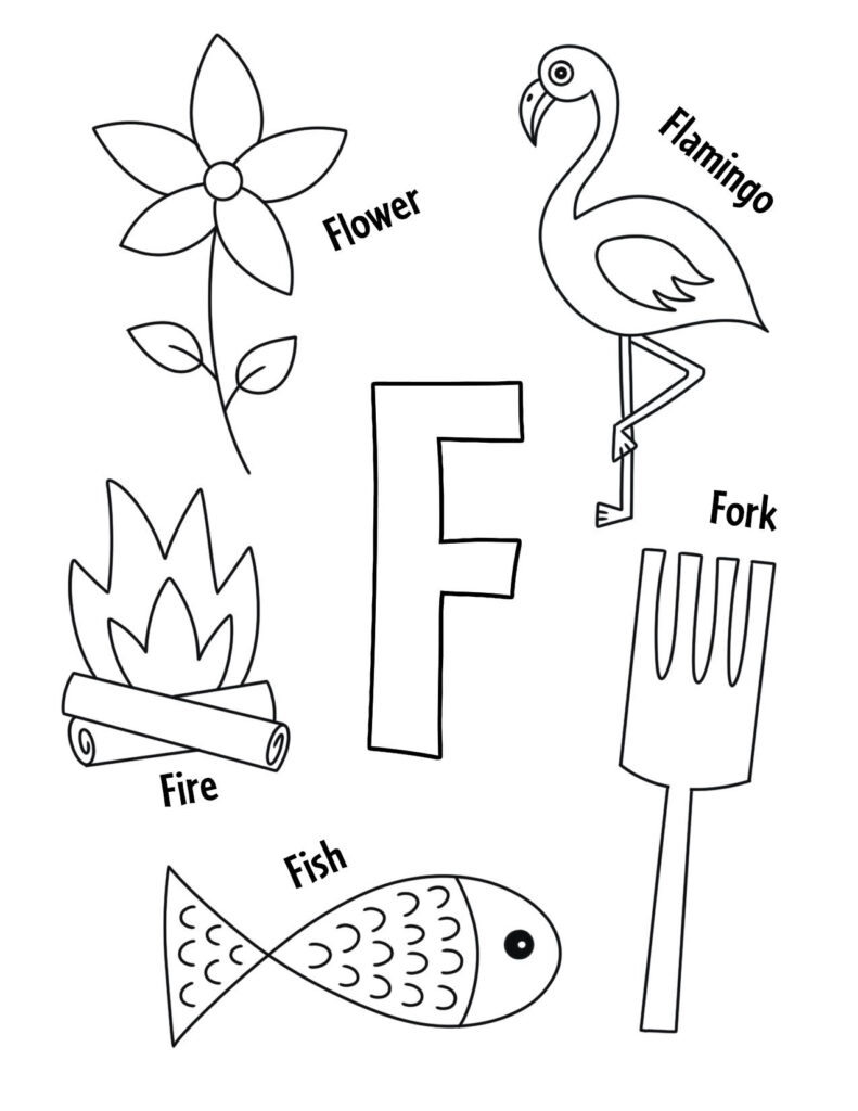 FREE Letter F Worksheets For Preschool The Hollydog Blog Worksheets Library