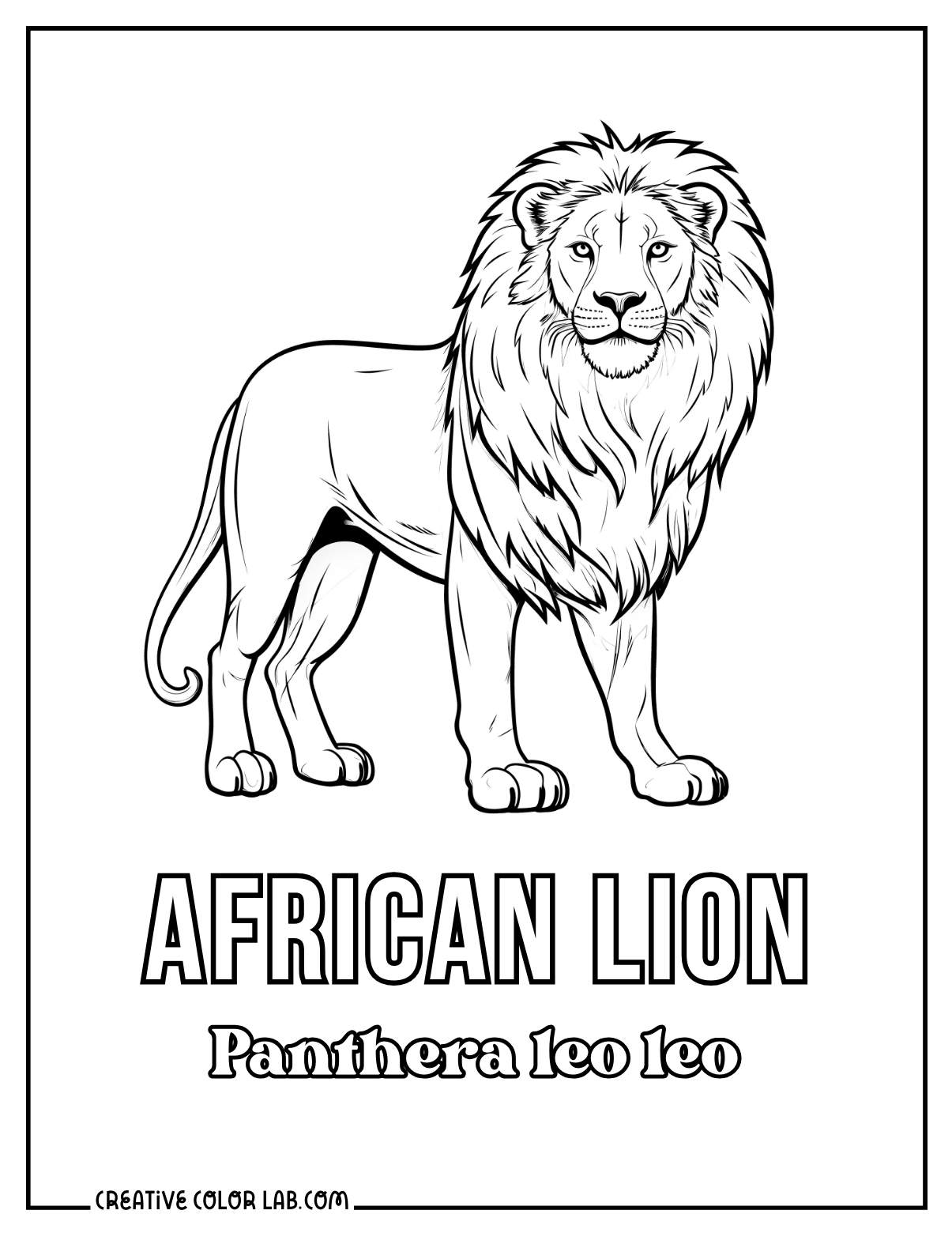 Free Lion Coloring Pages Printable PDFs Free Lion Coloring Pages Printable PDFs