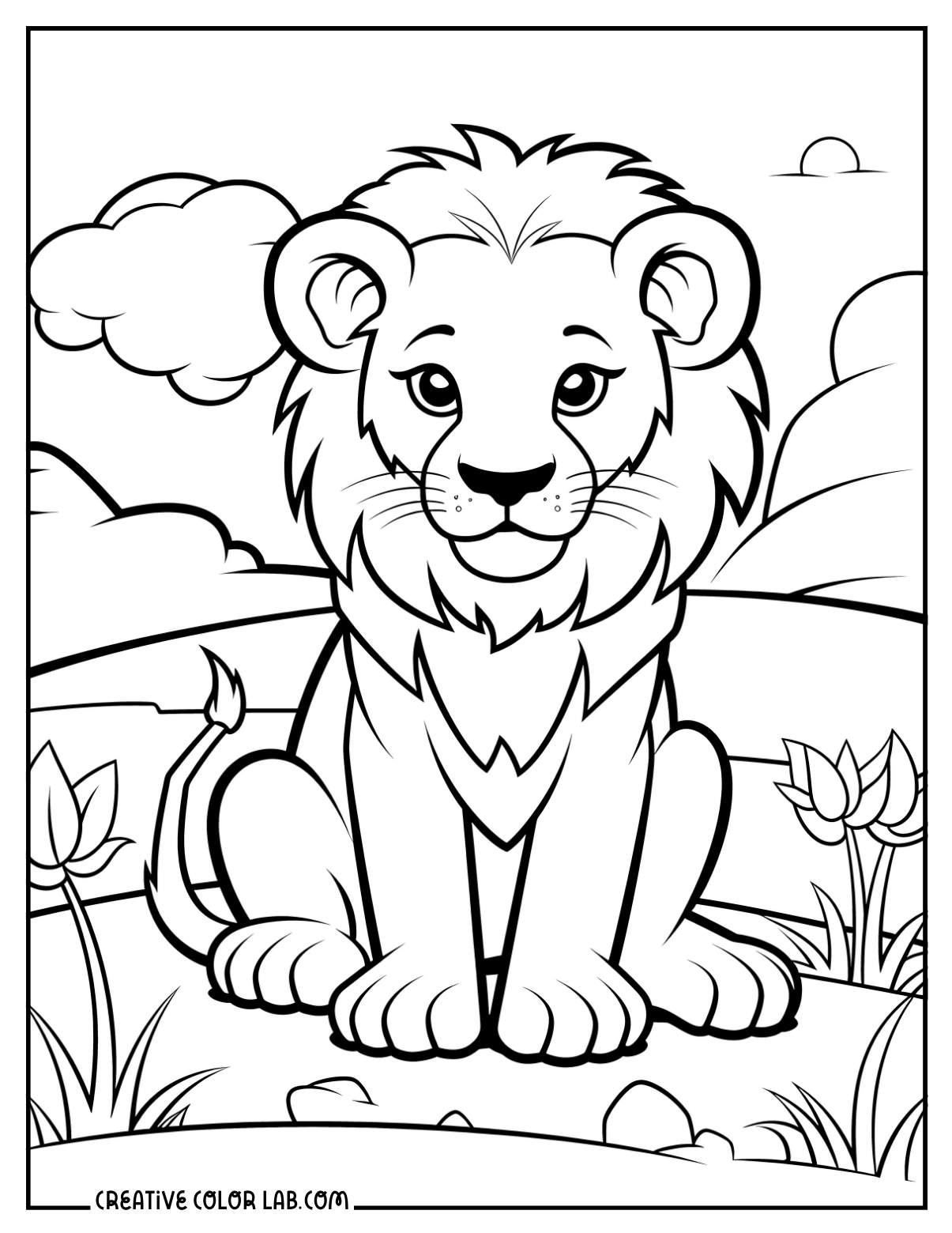 Free Lion Coloring Pages Printable PDFs Free Lion Coloring Pages Printable PDFs