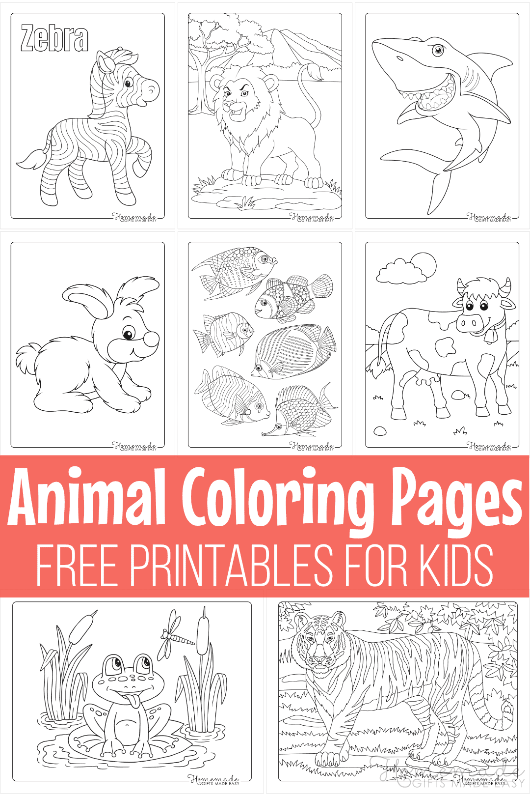 Free Printable Animal Coloring Pages For Kids And Adults Free Printable Animal Coloring Pages For Kids And Adults