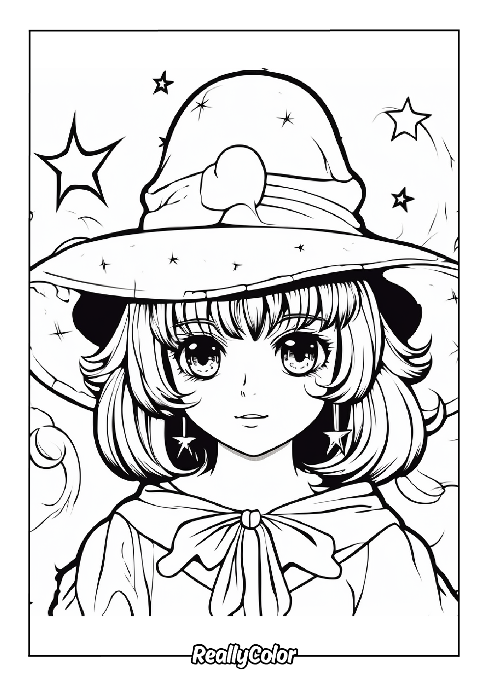 Free Printable Anime Halloween Coloring Pages Free Printable Anime Halloween Coloring Pages