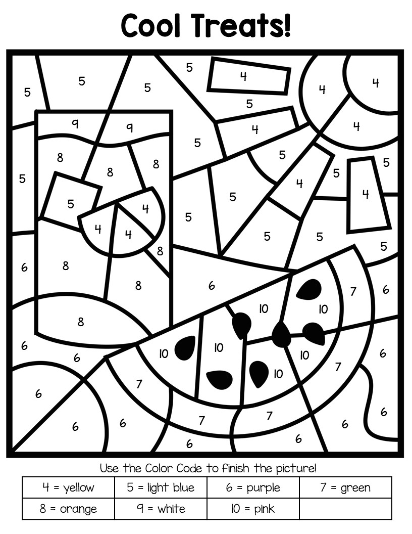 free color by number printables free color by number printables