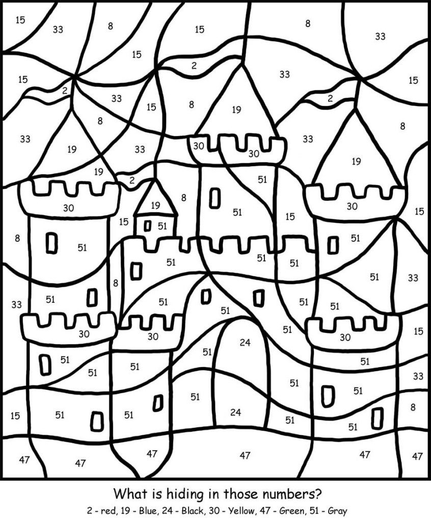 Free Printable Color By Number Coloring Pages Best Coloring Worksheets Library