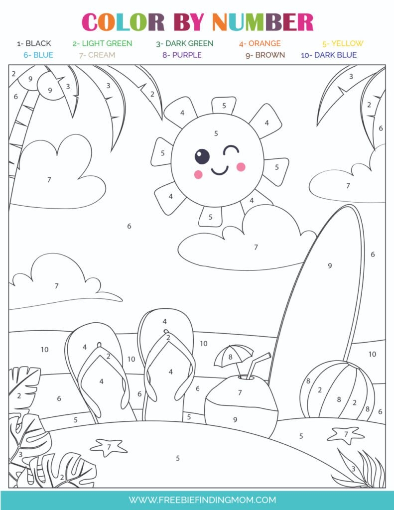 Free Printable Color By Number For Adults PDF Downloads  Free Printable Color By Number For Adults PDF Downloads