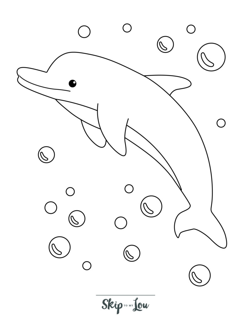 Free Printable Coloring Pages Dolphins JackPrintable