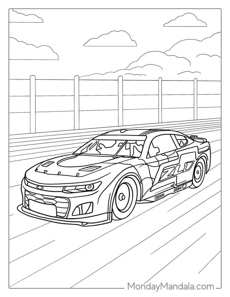 racing car coloring sheet racing car coloring sheet