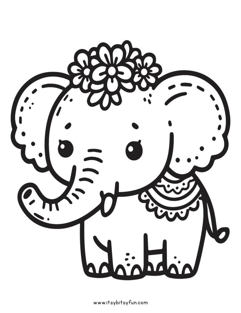 elephant coloring pages printable elephant coloring pages printable