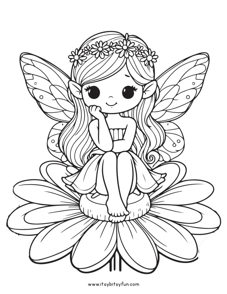 Free Printable Fairy Coloring Pages For Kids Itsy Bitsy Fun Free Printable Fairy Coloring Pages For Kids Itsy Bitsy Fun