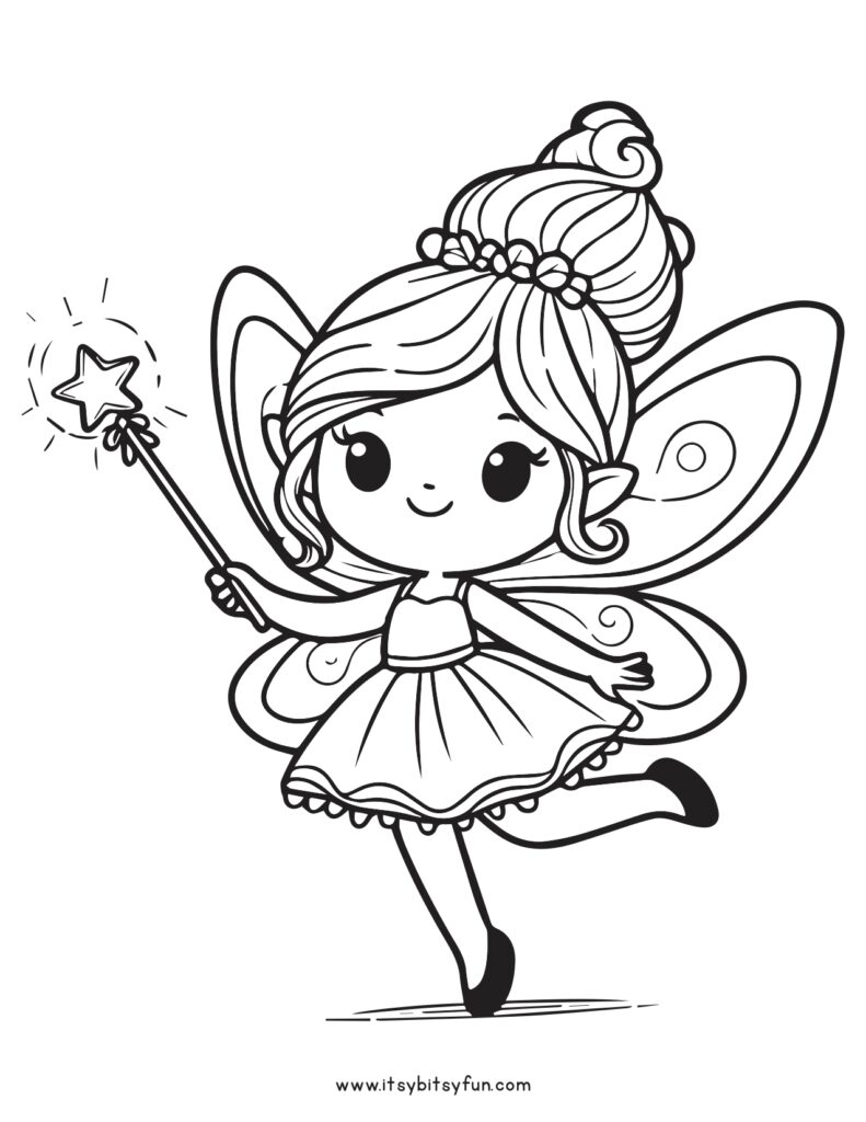 Free Printable Fairy Coloring Pages For Kids Itsy Bitsy Fun Free Printable Fairy Coloring Pages For Kids Itsy Bitsy Fun