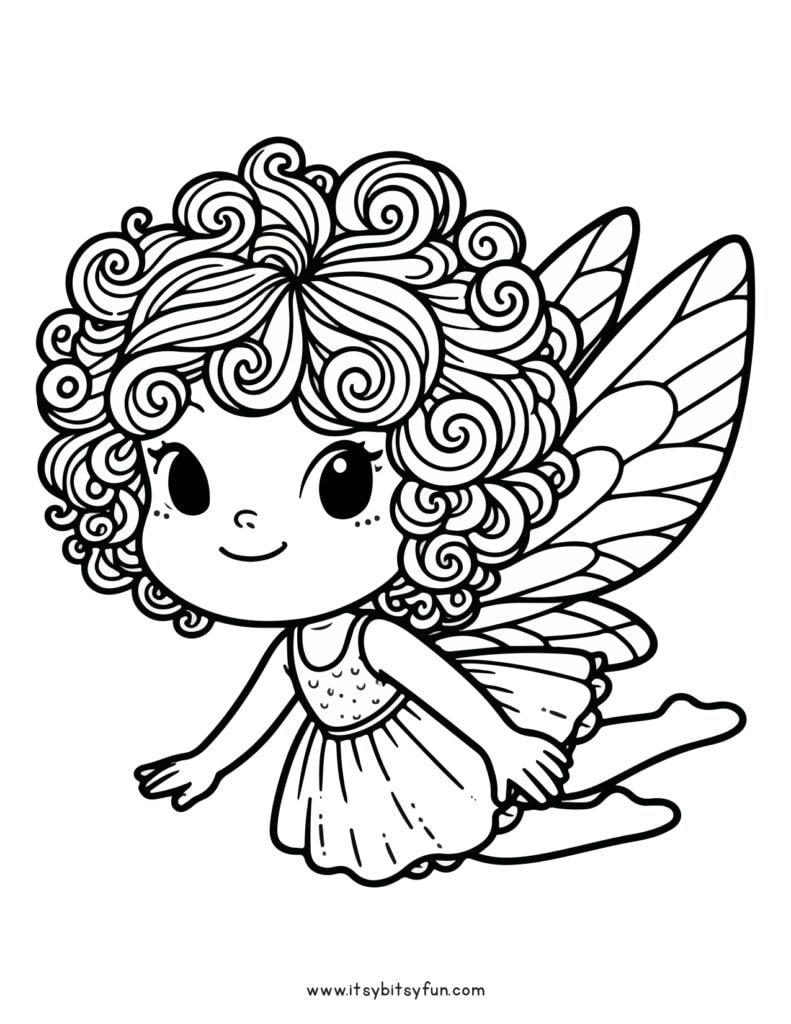 Free Printable Fairy Coloring Pages For Kids Itsy Bitsy Fun Free Printable Fairy Coloring Pages For Kids Itsy Bitsy Fun