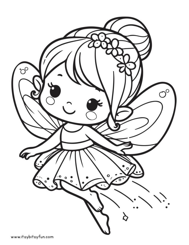 Free Printable Fairy Coloring Pages For Kids Itsy Bitsy Fun Free Printable Fairy Coloring Pages For Kids Itsy Bitsy Fun