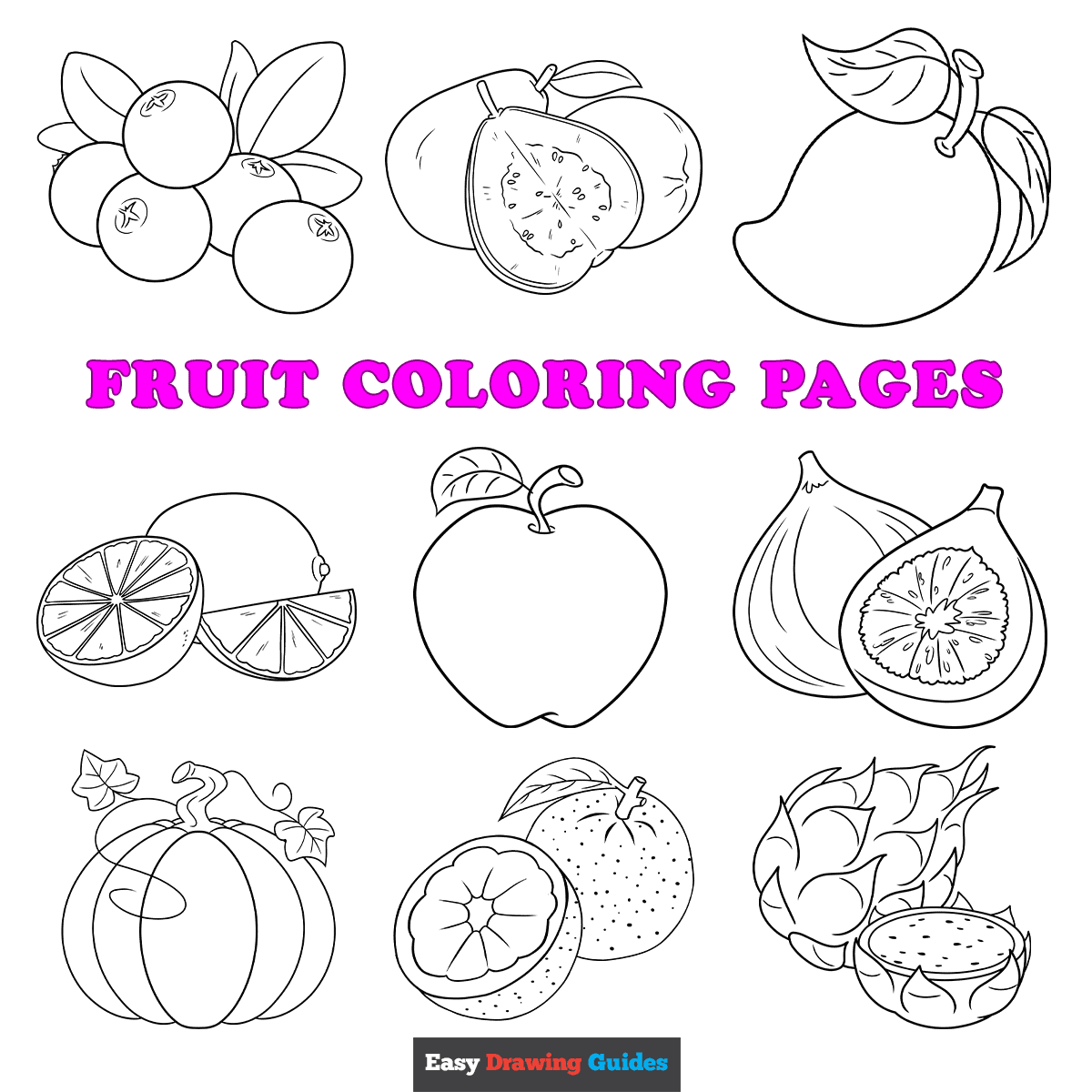 colouring sheets of fruits colouring sheets of fruits