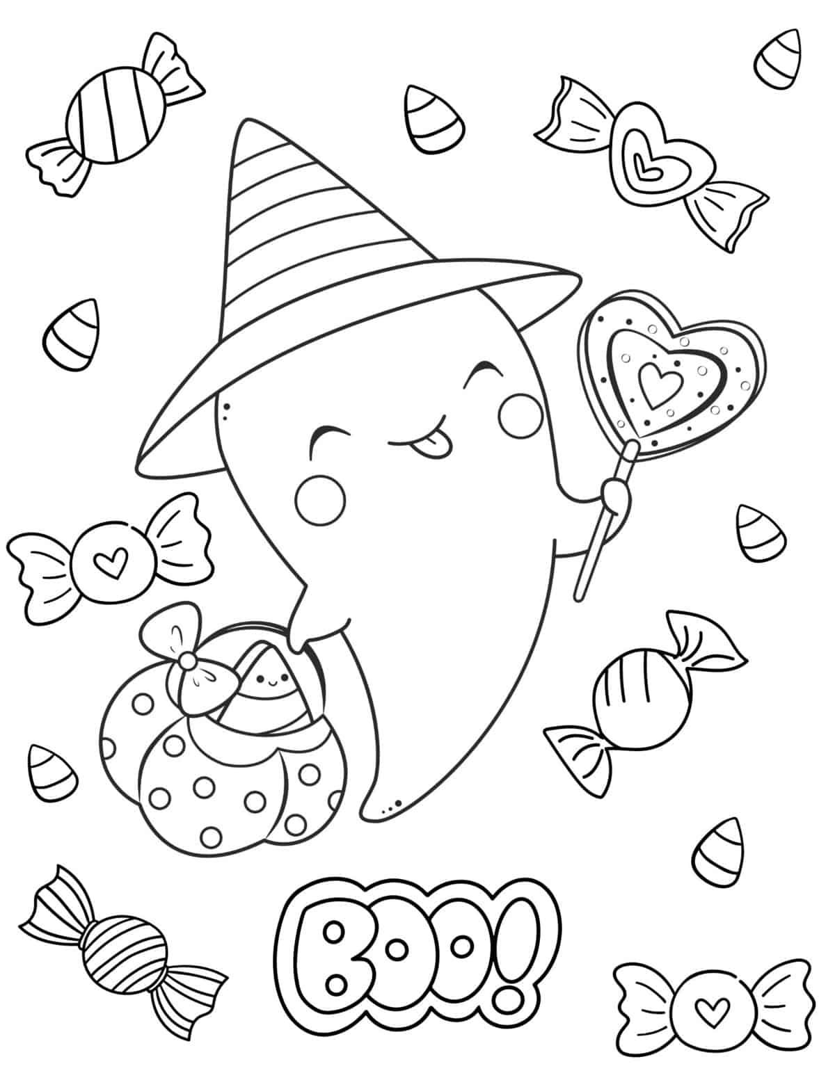Free Printable Ghost Coloring Pages Free Printable Ghost Coloring Pages