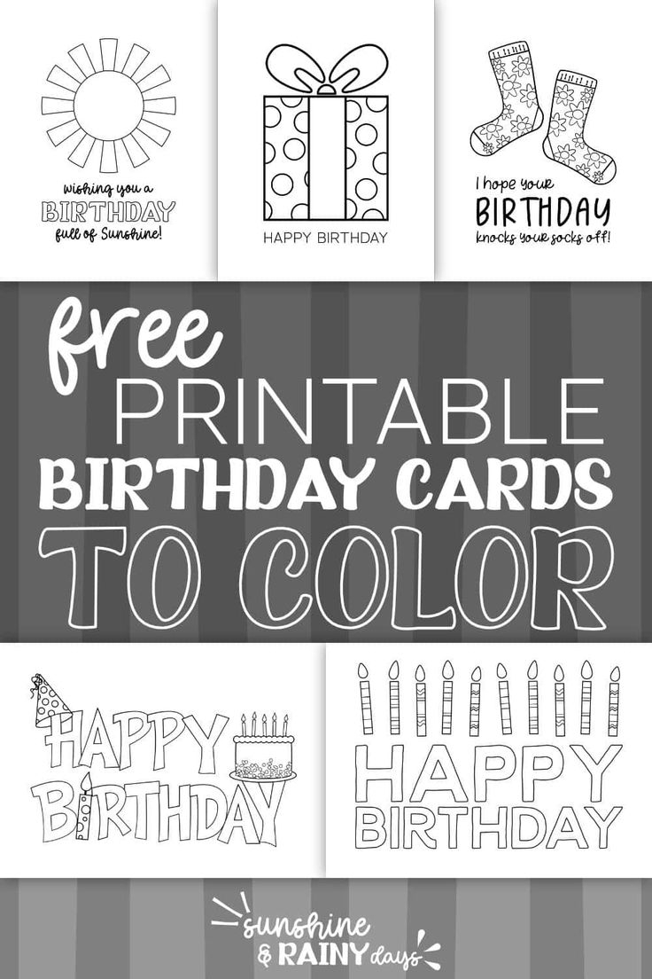 happy birthday free print