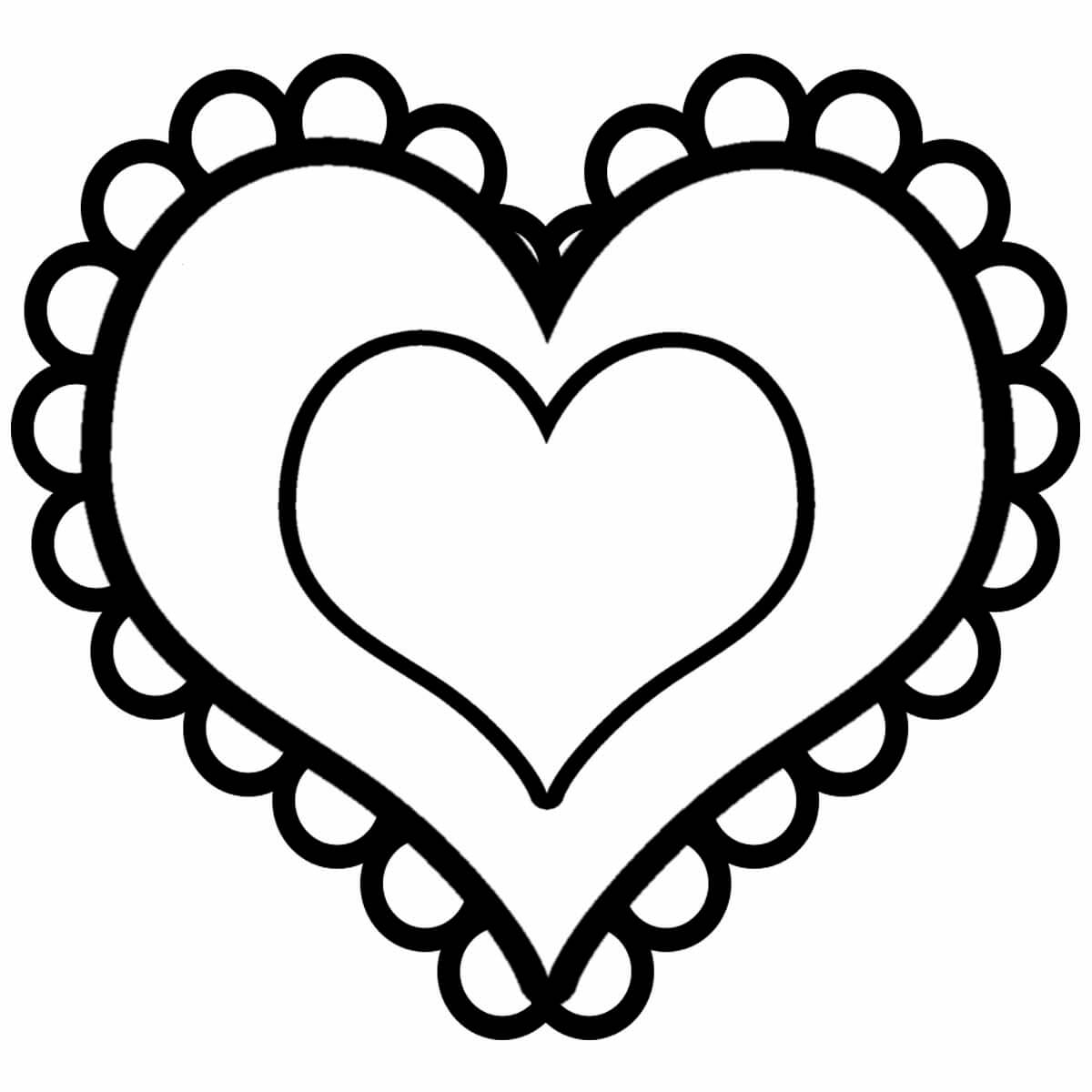 printable coloring pictures of hearts printable coloring pictures of hearts